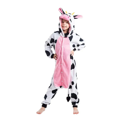 Cartoon Kigurumi For Kids Animal Onesies Children Pyjamas Halloween Cosplay Costumes