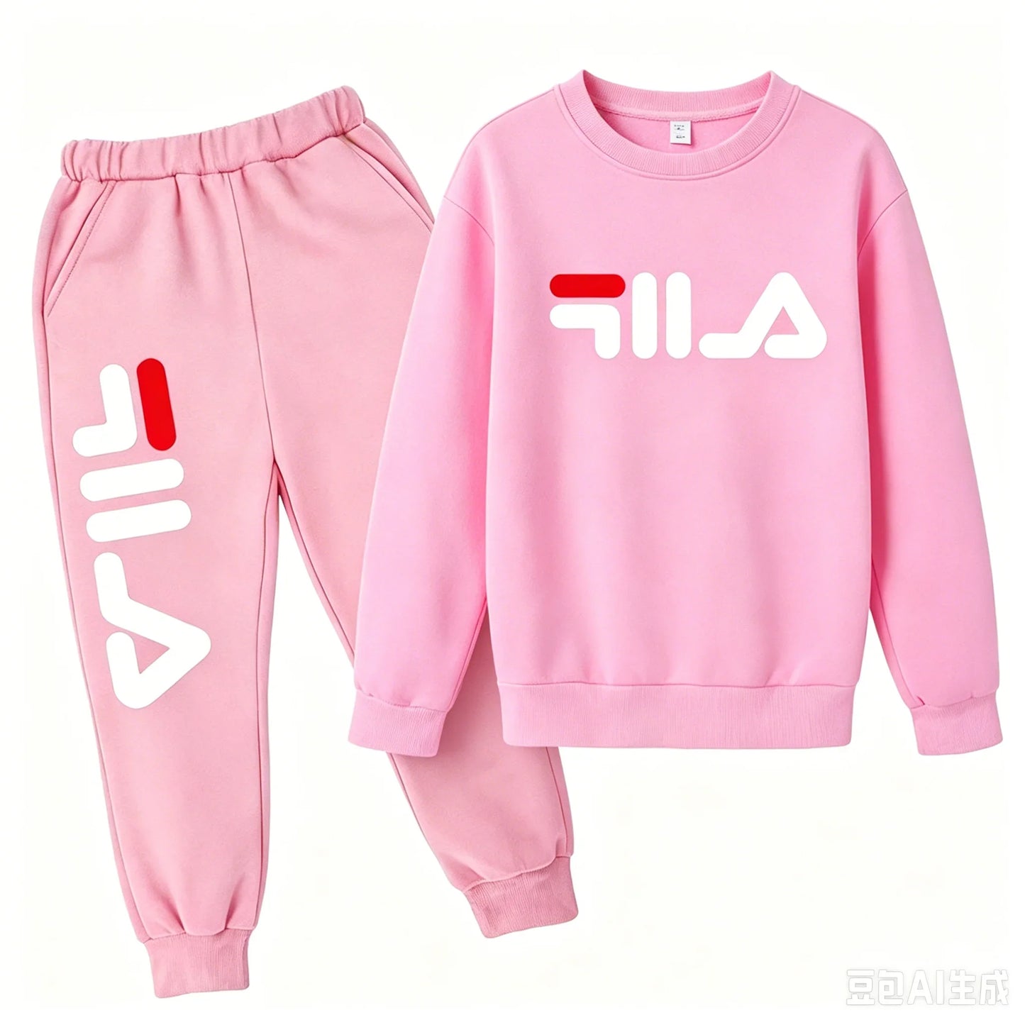 2025 Spring and Autumn Children's Boys and Girls Casual Sports Top + Pants 2-piece Girl Suit 3-14 Years Old Outdoor Jogging Suit