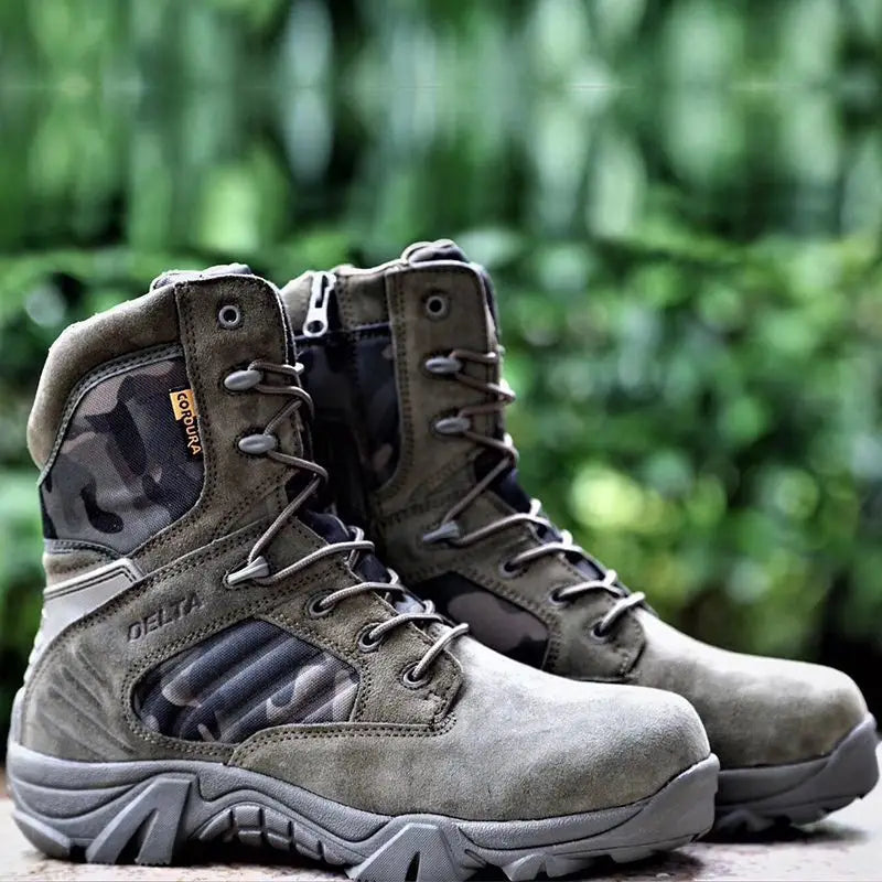 Winter Mens Boots Special Forces Combat High Boots Outdoor Sport Male Shoes Climb Mountains Cross Country Men's Shoes