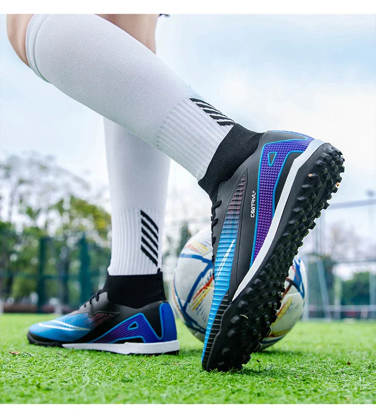 New Men Soccer Shoes Cleats Football Boots Professional Women Unisex Ultralight Match Grass Futsal High-quality TF/FG Sneakers
