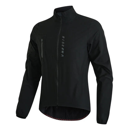 Men Cycling Jacket Lightweight Breathable Anti-UV Cycling Windbreaker High Quality MTB Road Bike Jersey 2-Way Zipper