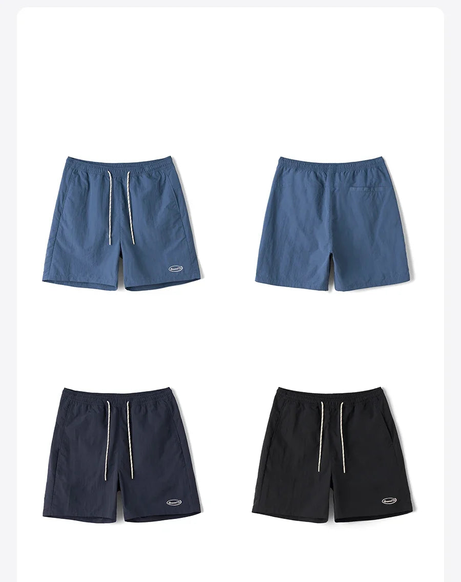 2026 Summer New Loose Fit  Lightweight 130gsm Nylon Shorts Men Essential Quick Dry Daily Wear Breathable Beach Shorts
