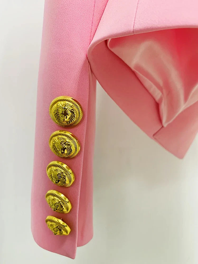 HIGH STREET Newest 2026 Designer Jacket Women's Slim Fitting Single Button Lapel Blazer