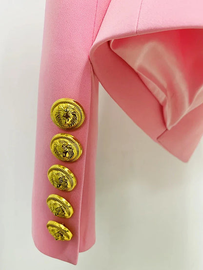 HIGH STREET Newest 2026 Designer Jacket Women's Slim Fitting Single Button Lapel Blazer