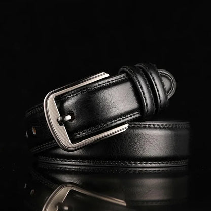 3.7*110-130cm Men's 2nd Cowskin Leather Belts Male Designer Business Waistband Crafts for Adults Jeans Accessories
