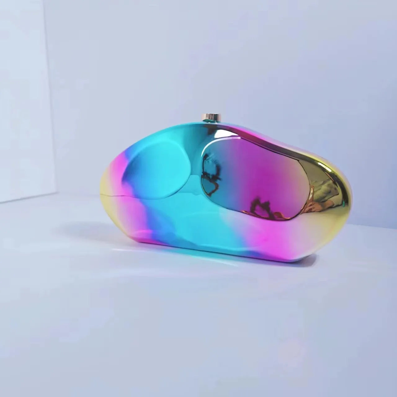 Women Acrylic Shell Bag Cute Evening Clutch Bag For Wedding Party Small Gold Purses Designer Summer Beach Handbags Lemon Color