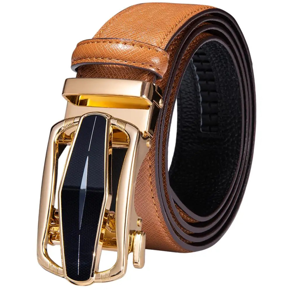 Men's Orange Brown Belt for Jeans New Yellow Green Blue Leather Jeans Belts Fashion Cowboy Genuine Leather Belt Strap