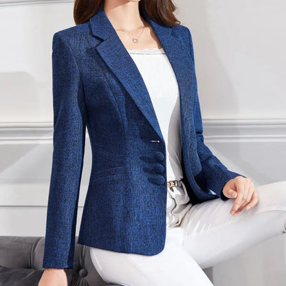 Fashion Women Blazers Jackets Work Office Lady Suit 2025 Slim Single Breasted Business Female Blazer Coats Formal Veste Femme