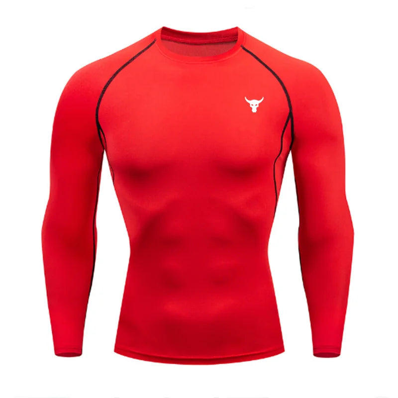Men and women quick drying sportswear T-shirts long sleeved tight fitting clothes comfortable and breathable running clothes