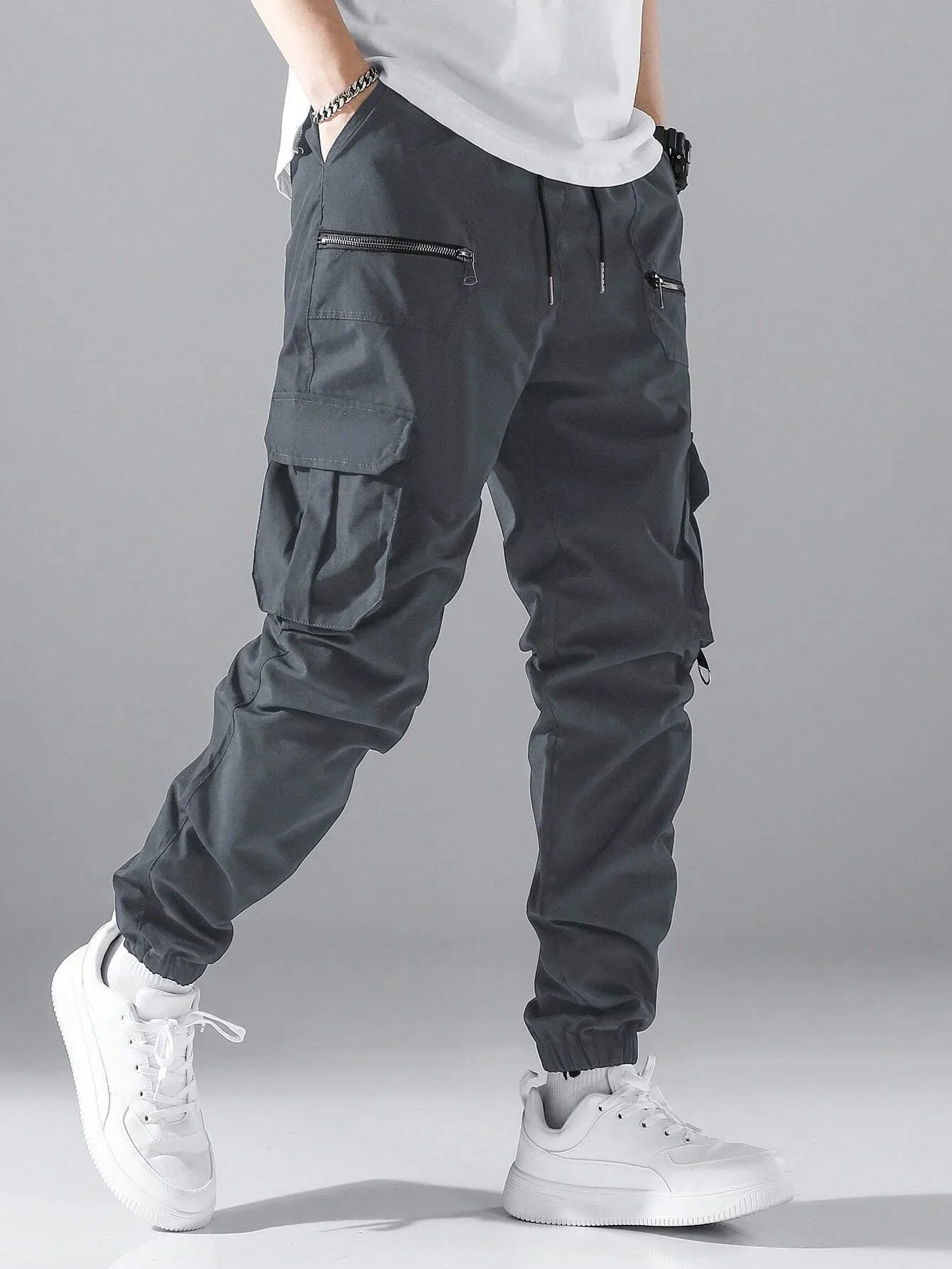 Men's Casual Workwear Pants Outdoor Long Trousers Loose Fashionable New Style Comfortable Breathable Fashion Casual Trousers