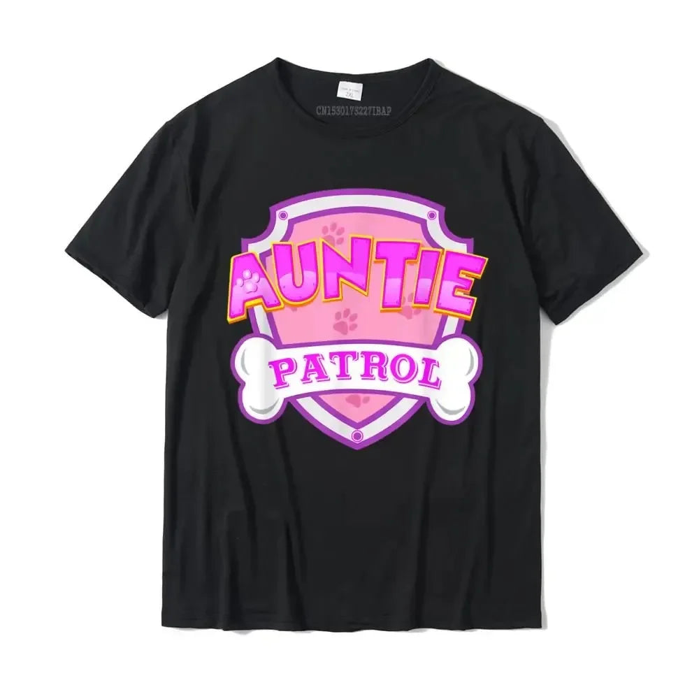 Dog Patrol Shirt Women's Clothing Funny Gift Birthday Party Family Clothing T-Shirt Birthday Gift Top Tee Shirt Women Clothing
