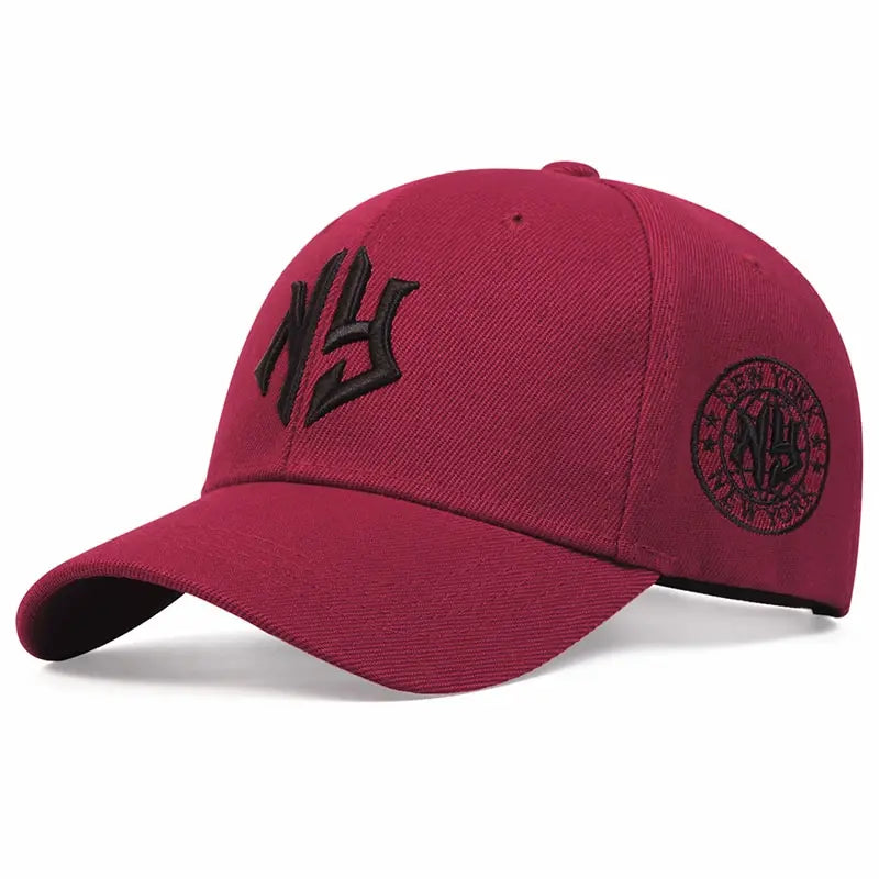 Unisex NG Letter Embroidery Baseball Caps Spring Autumn Outdoor Adjustable Casual Hats Sunscreen Hat