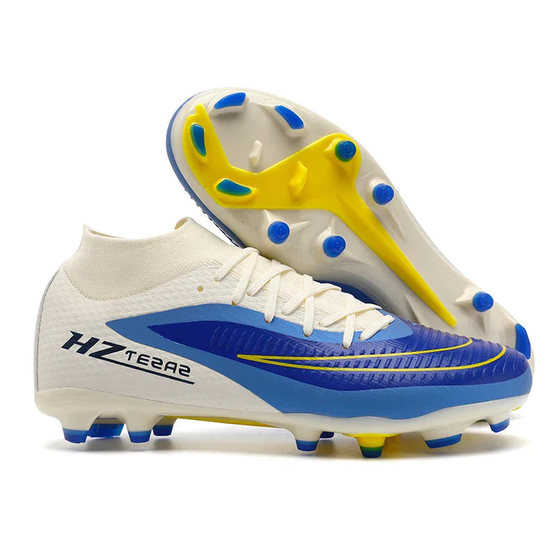 New Men Football Boots Training Breathable Cleats Adult Outdoor Non Slip Match Long Spikes Soccer Shoes Sport Boys Comfortable