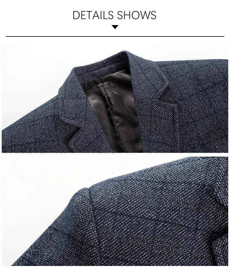 Brand 2026 Spring Blazers Para Men Retro Autumn Single Breasted Suits Blazer Mens Fashion Blazers Suits for Mens Luxury