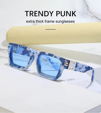 Millionaire Square Sunglasses For Men Vintage Luxury Sunglasses Women Retro Shades Fashion Glasses Gafas De Sol Sonnenbrille Sun