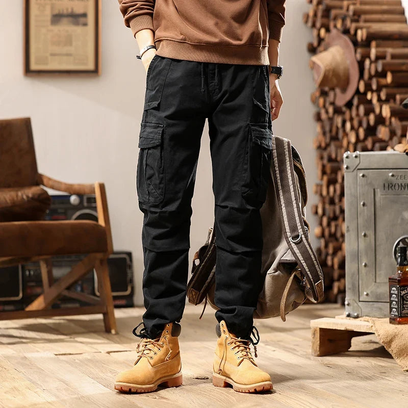 New Men Fashion Military Cargo Army Pants Slim Regualr Straight Fit Cotton Multi Color Camouflage Green Yellow Trousers BL7606