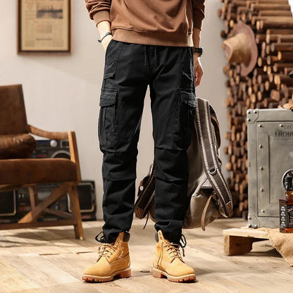 New Men Fashion Military Cargo Army Pants Slim Regualr Straight Fit Cotton Multi Color Camouflage Green Yellow Trousers BL7606