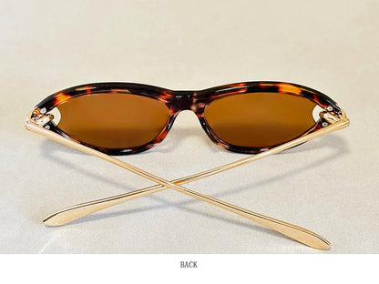 Fashion Oval Sunglasses Women 2026 Luxury Vintage New Cat Eye Sunglass Glasses Luxe Lunette Soleil Femme Lentes De Sol Mujer