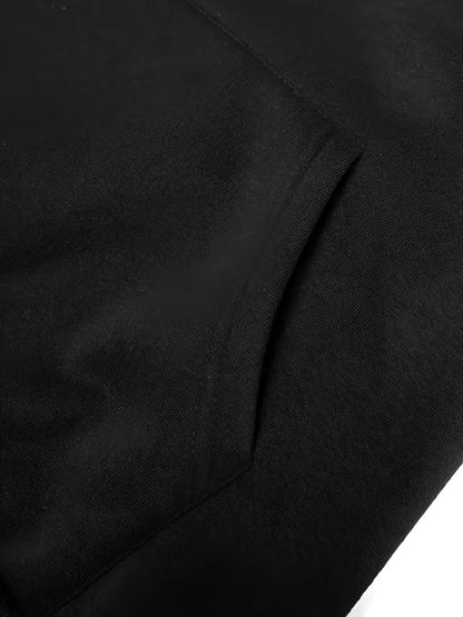 Hot selling fashionable men's autumn car and letter printed soft and comfortable hooded sweatshirt, outdoor street style top