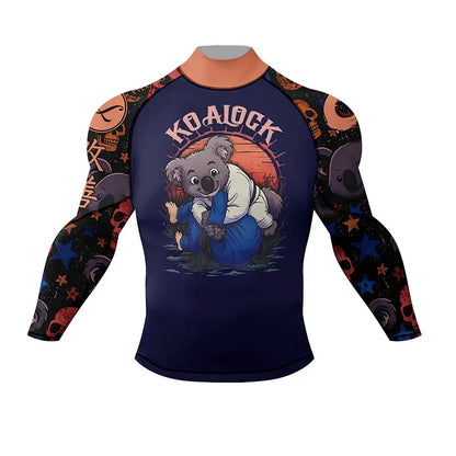Cody Lundin Wrestling Compression T Shirt Men Full Subliamtion Brazilian Jiu-Jitsu MMA Shor Sleeve Rashguard With Anti Rubber