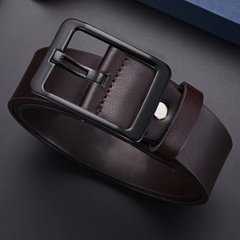 Unique Design For Men's Pin Buckle Belt Simple Fashion Men's Casual Business Belt Trendy Men's Waist Accessories Wholesale