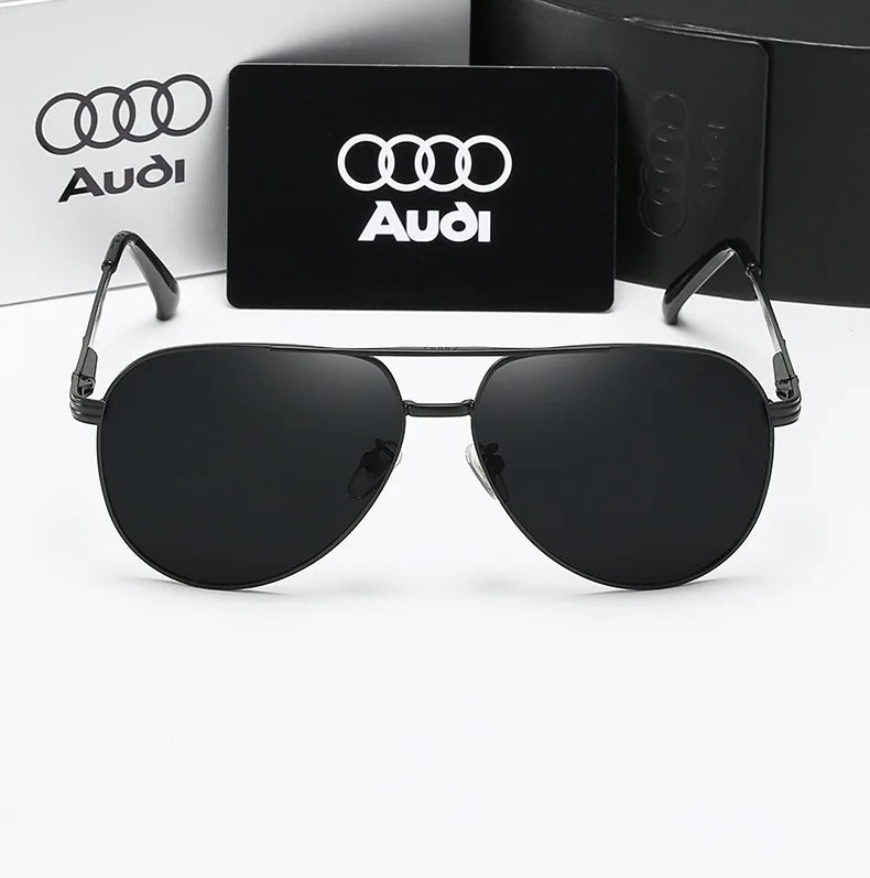 UV400 Polarized AntiGlare Retro Flight Sunglasses Glasses for Motorcycle Classic FrogEye Outdoor Glasses Men Women 558