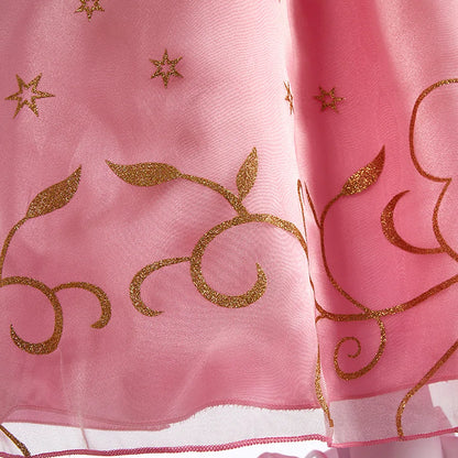 2026 Girls Costume Sleeping Beauty Aurora Princess Party Rapunzel Halloween Snow White Cosplay Costume Kid Cinderella Dress up