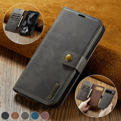 For Google Pixel 6 7 8 9 10 Pro XL/Pixel 5A 6A 7A 8A 9A Magnetic Detachable Cover 2in1 Flip Leather Wallet Phone Case
