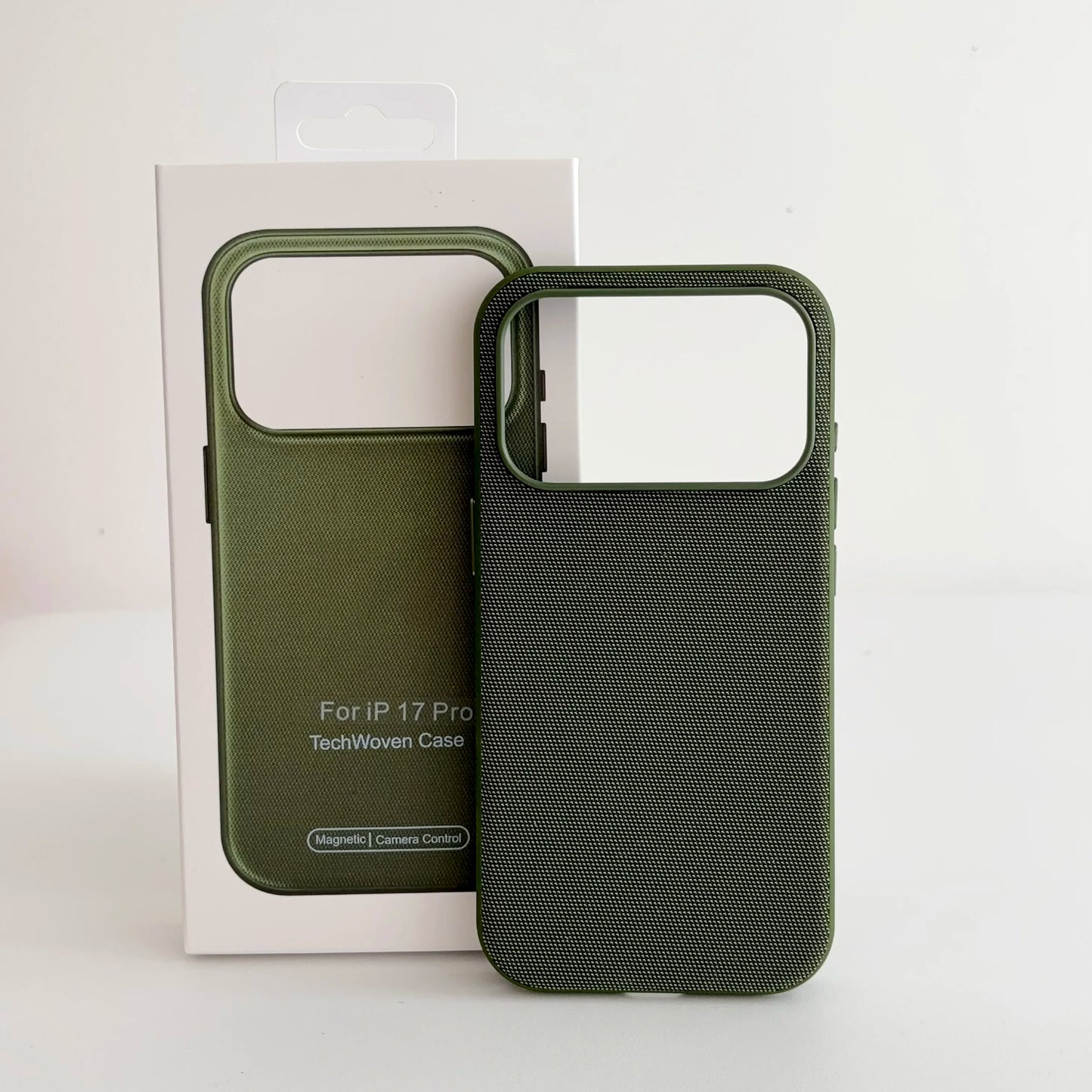 Luxury Tech Woven for Magsafe Magnetic Case for Iphone 17 Air 16 15 Plus 14 13 12 11 Pro Max TechWoven Wireless Charging Cover