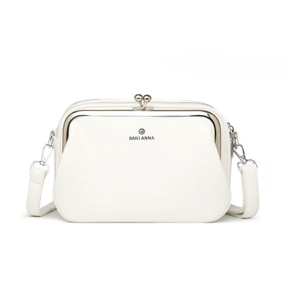 Elegant Shoulder Bag for Women Soft Leather Crossbody Bags Designer Multiple Pockets Messenger Bag Ladies Purses and Handbags