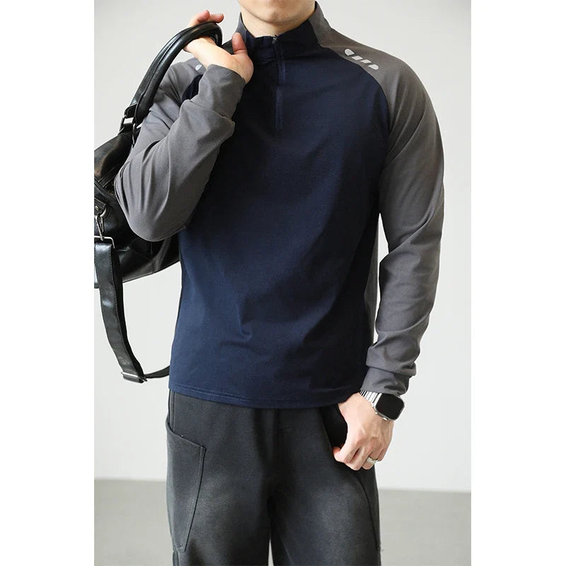 Men's Quick-drying Fitness Sportswear  Quick - Dry Outdoor Cycling & Fitness Long - Sleeve T - Shirt