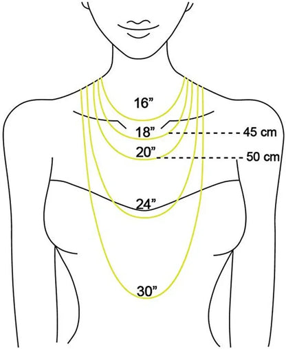 8-10MM Baroque Natural Freshwater Pearl Necklaces for Women 925 Sterling Silver Necklaces Jewelry 40-50cm Length