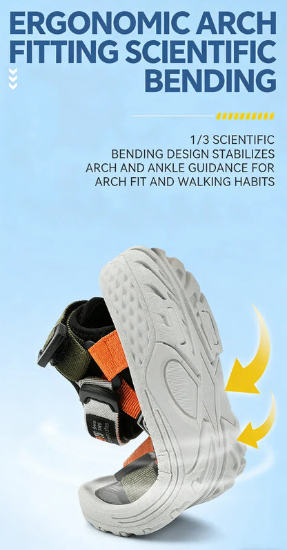 Fashion Kids Sandals Boy Soft Sole Non-slip Outdoor Breathable Walking Sandials Summer Children's Girls Beach Shoes