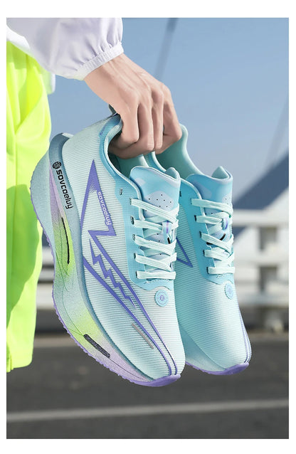 Running Shoes Carbon Board Profession Marathon Men Sports Breathable Lightweight Women's Comfortable Athletic Nonskid Sneakers