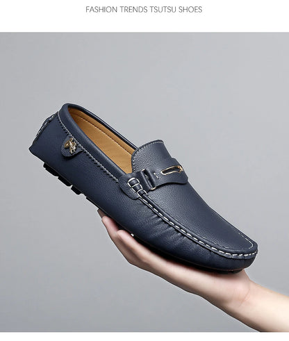 Formal Italian Shoes Men Handmade Leather Loafer Driving Flats Slip-on Casual Shoes Luxury Comfy Moccasins Dress Shoes for Men