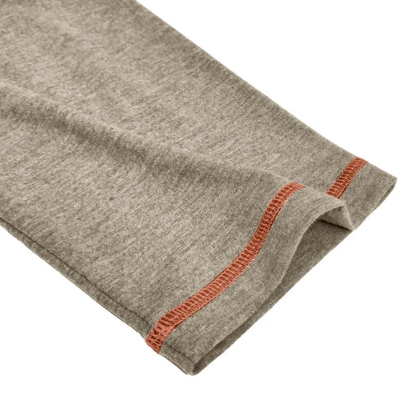 Men's Cotton Button Henley Neck Shirt Long Sleeve Casual Button Solid Color Fashion Streetwear Tops Tees T-Shirts Men Clothing