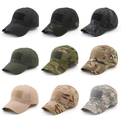 1pc Baseball Caps Camouflage Tactical Outdoor Soldier Combat Paintball Adjustable Hat Summer Snapback Sun Hats for Men Women