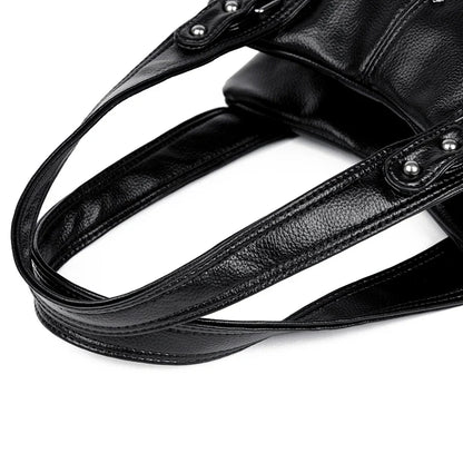 100% Genuine Leather Women Handbag Fashion Girls Top-Handle Bucket Bag Soft Cowhide Female Shoulder Bags Women Crossbody Bag Sac
