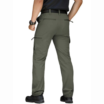 Men’s Lightweight Hiking Pants Quick Dry Water Resistant Tactical Work Outdoor Fishing Cargo Trousers