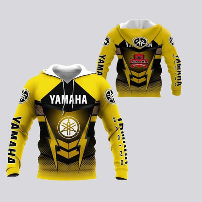 New Yamaha Motorcycle Hoodie, 3D Printed Jersey, Street Style, High-Quality Sport Shirt, Sport Coat