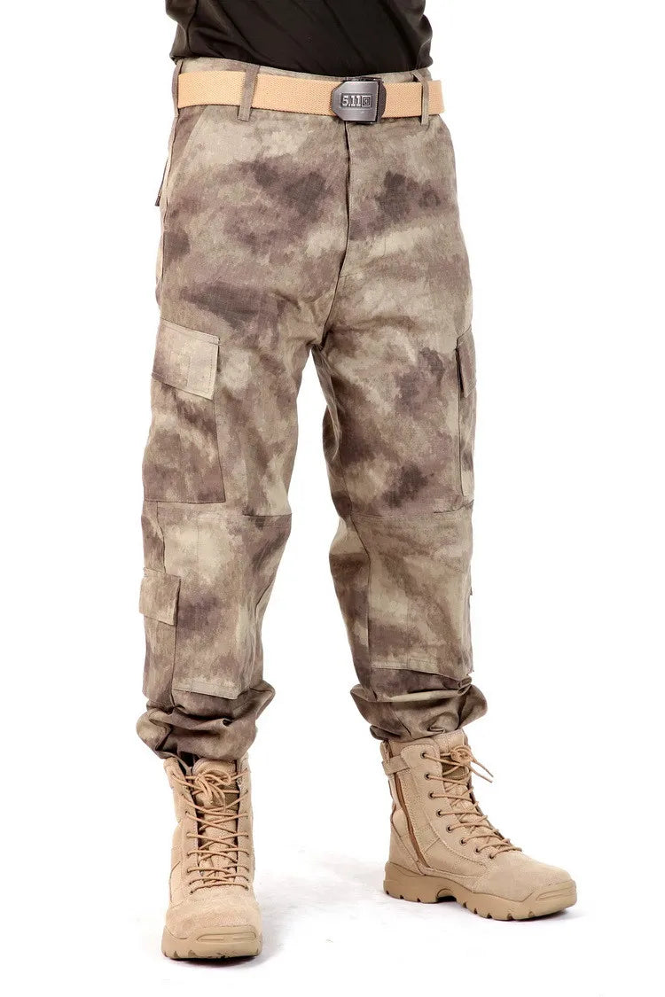 Men's Camouflage Tactical Pants Multi-Pockets Hunting Digital Camo Training  Cargo Pants New Spring  Long Trousers for Men