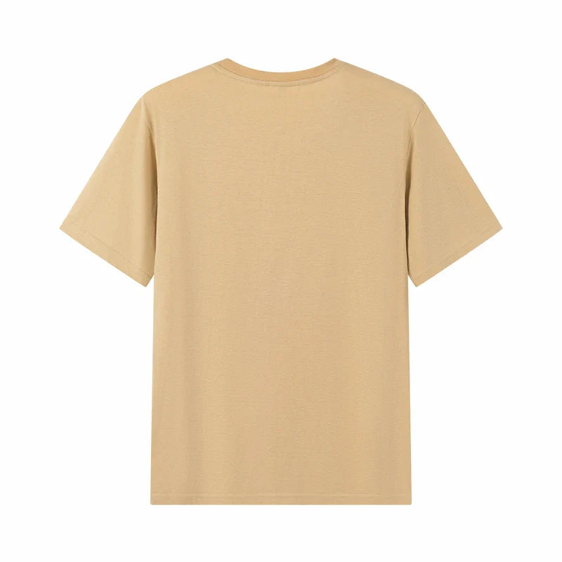 Popular T-shirt for Men Printed Tees Plus Size 110-175kg 6XL/7XL Fashion Summer Cotton Round Neck Short Sleeve Oversized Tops