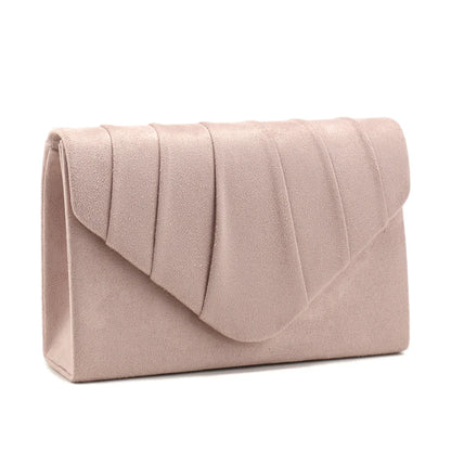 Silver Clutch Bags Envelope Design Women Evening Bags Velvet Cover Chain Shoulder Casual Party Dinner Handbags Banquet Prom Purs