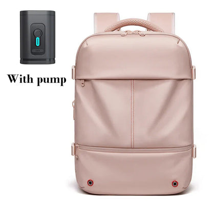 Travel casual Backpack 16 inch vacuum compression Laptop Backpack USB charging school Backpack Extended Hiking Business backpack