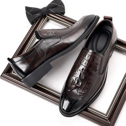 Leather Shoes For Man Genuine Leather Casual Shoes Fashion Business Oxford Shoes High Quality Designer Work Shoes