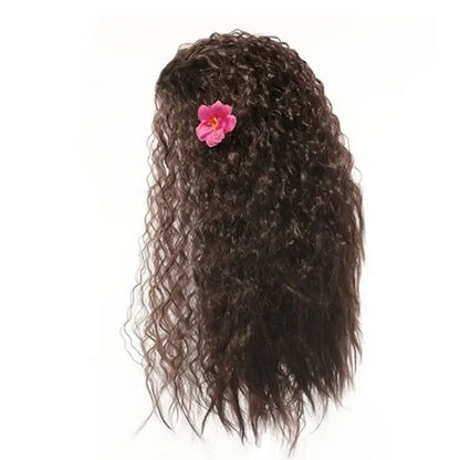 Kids Cosplay Vaiana Moana Princess Costume Dress Adult Necklace Wig Girl Halloween Party Moana Dress Costume Cosplay