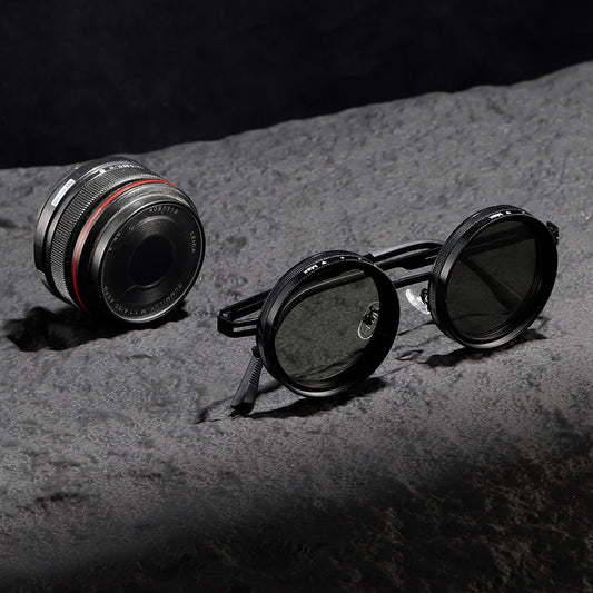 Cycling Glasses 9-level ND2-400 Adjustable Dimming Sunglasses Men Women Sun Glasses Anti UV Polarized ND Filter Shades