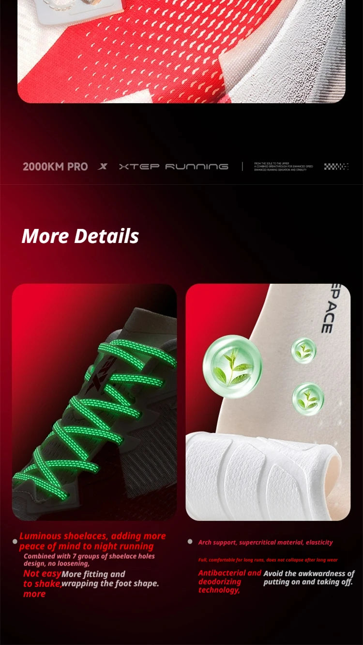 2000km PRO Running Sneakers For Women 2026 Spring Stability Comfort Cushioned Lightweight Female Sports shoes 874218110043