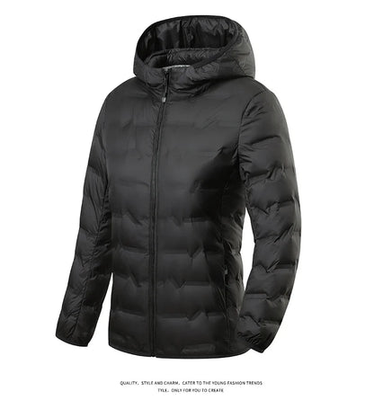 Winter Warm Down Jacket Women Hiking Camping Climbing Trekking Graphene Lining Coat Duck Down Lightweight Padding Jackets