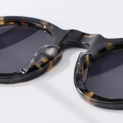 New Fashion Handmade Acetate Men Sunglasses Women Personality Designer Eyeglasses Outdoor Driving Trip Sun Protection UV400